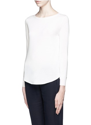 Front View - Click To Enlarge - THEORY - 'Landran' wool-silk sweater