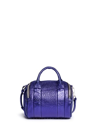 Back View - Click To Enlarge - ALEXANDER WANG - 'Rockie' pebbled leather duffle bag