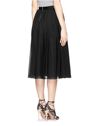 Back View - Click To Enlarge - ALICE & OLIVIA - 'Andalasia' bead pleat maxi skirt