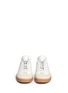 Front View - Click To Enlarge - ALEXANDER WANG - 'Eden' leather and suede low top sneakers