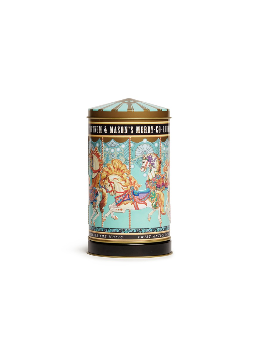 Mini Merry-Go-Round musical biscuit tin