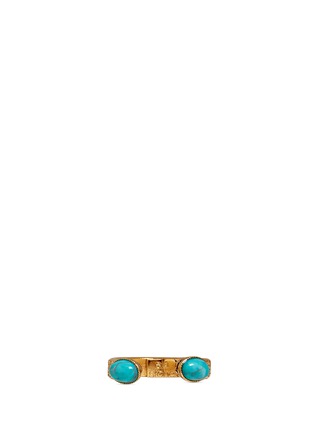 Main View - Click To Enlarge - ELA STONE - 'Simona' turquoise open ring