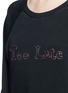 Detail View - Click To Enlarge - SAINT LAURENT - 'Too Late' slogan sweatshirt