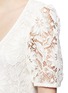 Detail View - Click To Enlarge - SAINT LAURENT - Button front tiered babydoll dress