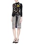 Figure View - Click To Enlarge - ALEXANDER MCQUEEN - Glass crystal embellished cashmere sweater