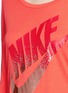 Detail View - Click To Enlarge - NIKE - 'AS Nike Signal' metallic logo print T-shirt
