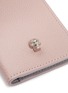 Detail View - Click To Enlarge - ALEXANDER MCQUEEN - Skull leather pocket card organiser