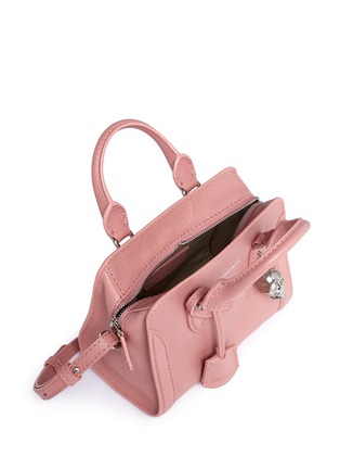 Detail View - Click To Enlarge - ALEXANDER MCQUEEN - 'Padlock' mini leather tote