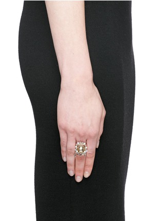 Figure View - Click To Enlarge - ALEXANDER MCQUEEN - Royal skull ring
