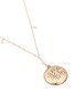 Detail View - Click To Enlarge - ANTIQUE LOCKETS - White quartz 14k gold antique round locket necklace