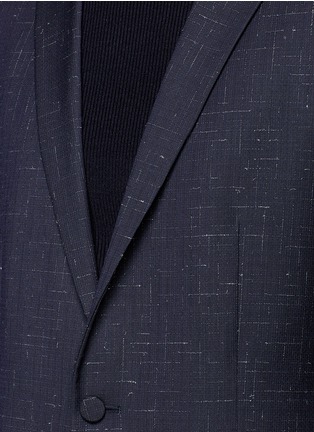 Detail View - Click To Enlarge - THEORY - 'Stirling' cross hatch stitching blazer