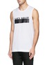 Front View - Click To Enlarge - HELMUT LANG - Logo band print tank top