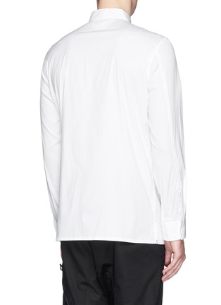 Back View - Click To Enlarge - HELMUT LANG - Front yoke cotton poplin shirt