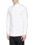 Front View - Click To Enlarge - HELMUT LANG - Front yoke cotton poplin shirt