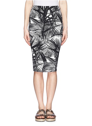 Main View - Click To Enlarge - ELIZABETH AND JAMES - 'Aisling' palm tree print pencil skirt