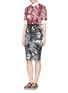 Figure View - Click To Enlarge - ELIZABETH AND JAMES - 'Aisling' palm tree print pencil skirt