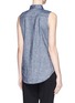Back View - Click To Enlarge - THEORY - 'Yarine' sleeveless linen blend top