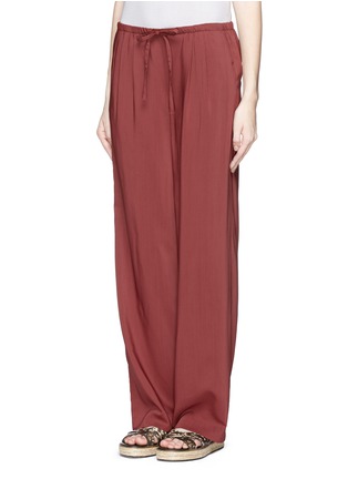 Front View - Click To Enlarge - THEORY - 'Tavimmy' virgin wool blend pants
