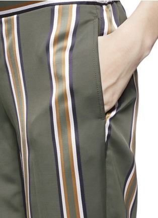Detail View - Click To Enlarge - THEORY - 'Termin' stripe silk pants