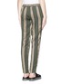 Back View - Click To Enlarge - THEORY - 'Termin' stripe silk pants