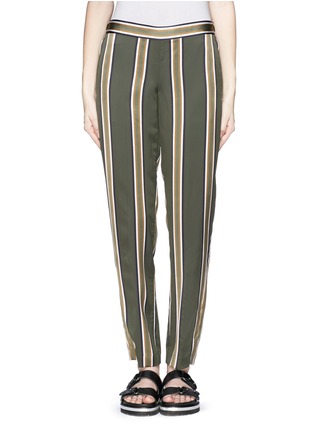 Main View - Click To Enlarge - THEORY - 'Termin' stripe silk pants