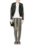 Figure View - Click To Enlarge - THEORY - 'Termin' stripe silk pants