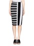 Main View - Click To Enlarge - THEORY - 'Efersten' combo stripe knit pencil skirt