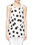 Main View - Click To Enlarge - SEE BY CHLOÉ - Polka dot pleat crepe top