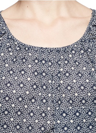 Detail View - Click To Enlarge - SEE BY CHLOÉ - Floral embroidery wide sleeve top