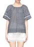 Main View - Click To Enlarge - SEE BY CHLOÉ - Floral embroidery wide sleeve top
