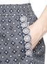Detail View - Click To Enlarge - SEE BY CHLOÉ - Floral embroidery trim cotton shorts