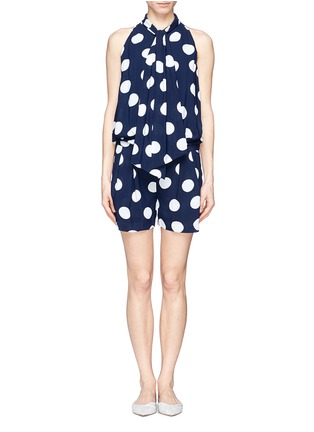 Main View - Click To Enlarge - SEE BY CHLOÉ - Polka dot halter neck romper