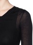 Detail View - Click To Enlarge - HELMUT LANG - Ruched waist modal-jersey dress