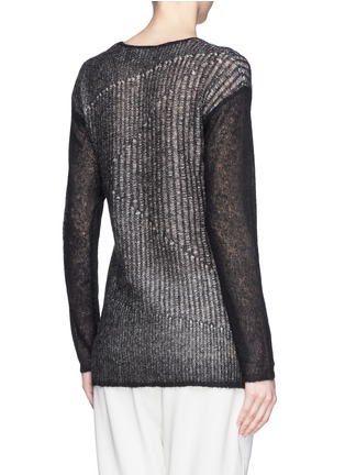 Back View - Click To Enlarge - HELMUT LANG - Inverse mohair knit sweater