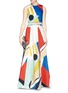 Figure View - Click To Enlarge - ALICE & OLIVIA - 'Giana' graphic colourblock layer tank top