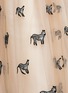 Detail View - Click To Enlarge - ALICE & OLIVIA - 'Kir' zebra appliqué collar gown