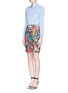 Figure View - Click To Enlarge - ALICE & OLIVIA - 'Ruela' stripe menagerie print shirt dress