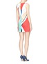 Back View - Click To Enlarge - ALICE & OLIVIA - 'Clyde' graphic colourblock shift dress