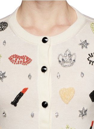 Detail View - Click To Enlarge - ALICE & OLIVIA - 'Stacey's Must Have' embellished cardigan