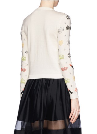 Back View - Click To Enlarge - ALICE & OLIVIA - 'Stacey's Must Have' embellished cardigan