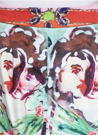 Detail View - Click To Enlarge - ALICE & OLIVIA - 'Merritt' Lola Lady print flare skirt