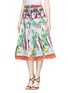 Front View - Click To Enlarge - ALICE & OLIVIA - 'Merritt' Lola Lady print flare skirt