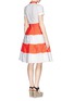 Back View - Click To Enlarge - ALICE & OLIVIA - 'Mary' stripe poplin shirt dress