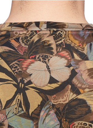 Detail View - Click To Enlarge - VALENTINO GARAVANI - Camubutterfly' print T-shirt