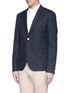 Front View - Click To Enlarge - VALENTINO GARAVANI - Cotton twill blazer