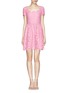Main View - Click To Enlarge - VALENTINO GARAVANI - Floral guipure lace dress 