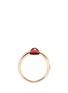 Detail View - Click To Enlarge - POMELLATO - 'M'ama Non M'ama' red tourmaline rose gold ring
