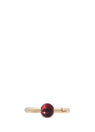 Main View - Click To Enlarge - POMELLATO - 'M'ama Non M'ama' red tourmaline rose gold ring
