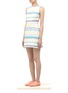 Front View - Click To Enlarge - ALICE & OLIVIA - Everleigh cutout back dress