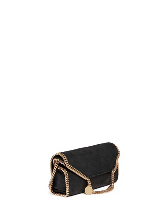 Front View - Click To Enlarge - STELLA MCCARTNEY - 'Falabella' small shaggy deer foldover chain tote